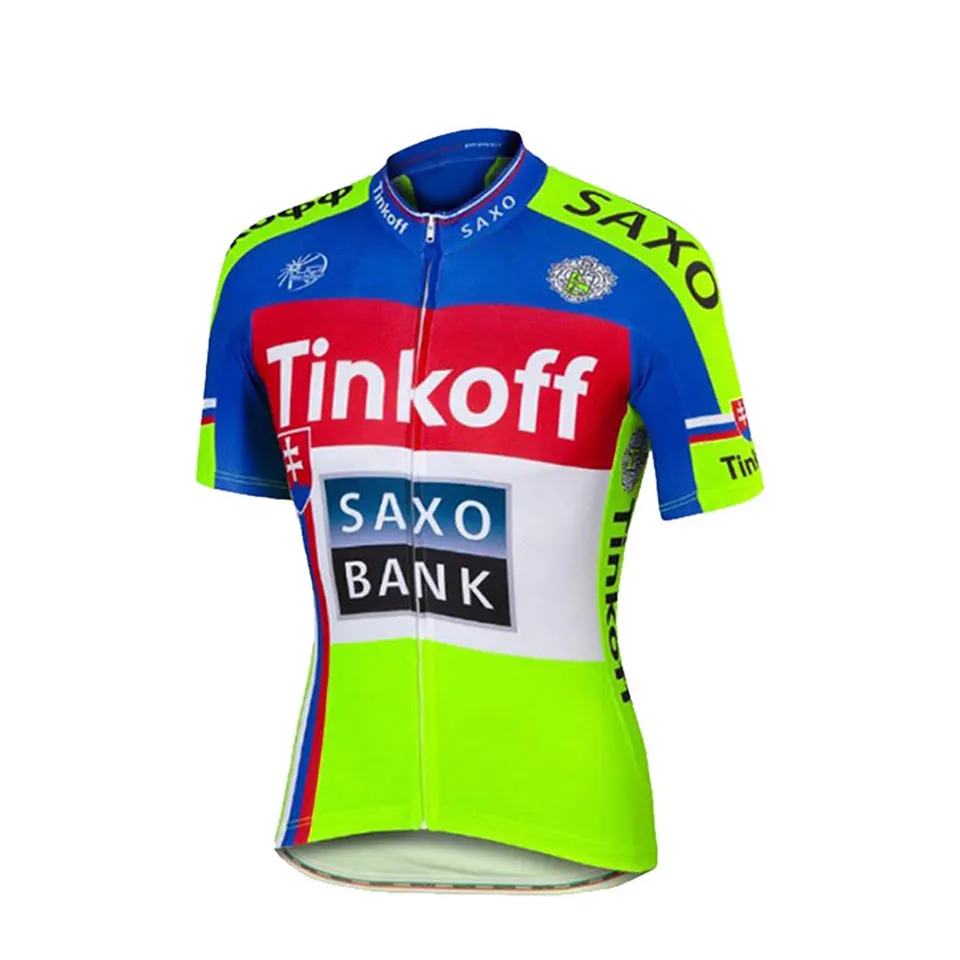 TEAM Tinkoff PRO cycling jersey bibs shorts suit Ropa Ciclismo mens summer quick dry BIKING Maillot wear - Цвет: 11