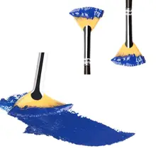 Красочная нейлоновая веерообразная ручка масляная живопись акриловая ручка гуашь Акварельная ручка живопись 6 костюмов