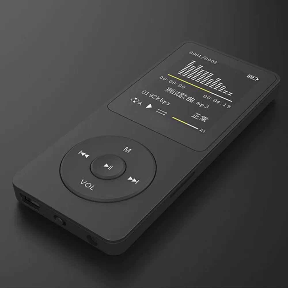 1,8 ''TFT черный 8G MP3 HiFi без потерь Звук Музыкальный плеер FM рекордер TF Card7.8gh