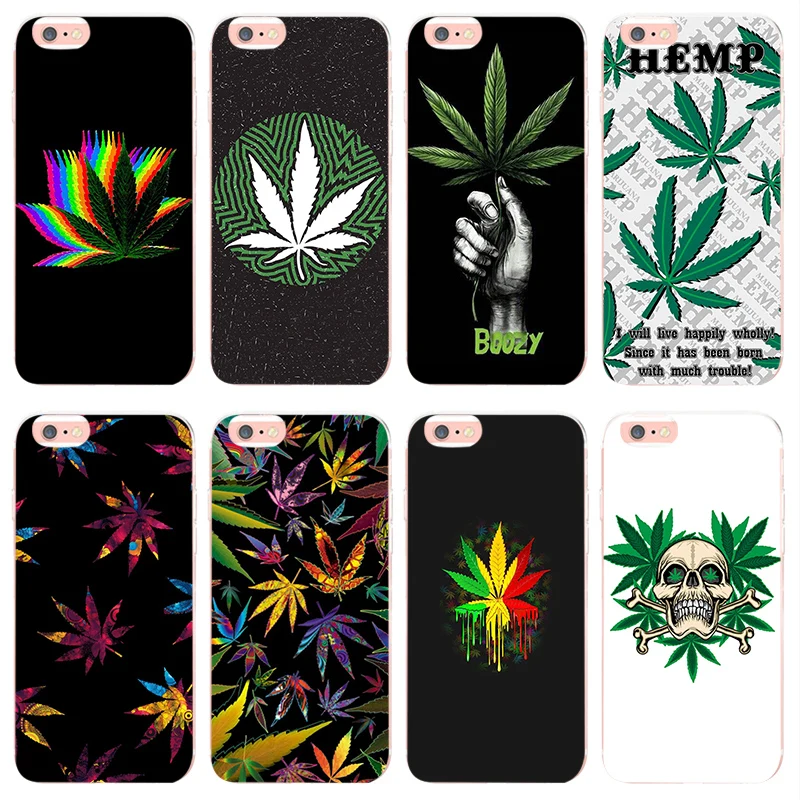 

MaiYaCa Weed leaf for iphone 8 8plus 6 6plus 6s 6splus X XS XR XSMax For iphone 5 5s SE 7 7plus Coque Shell Phone Case