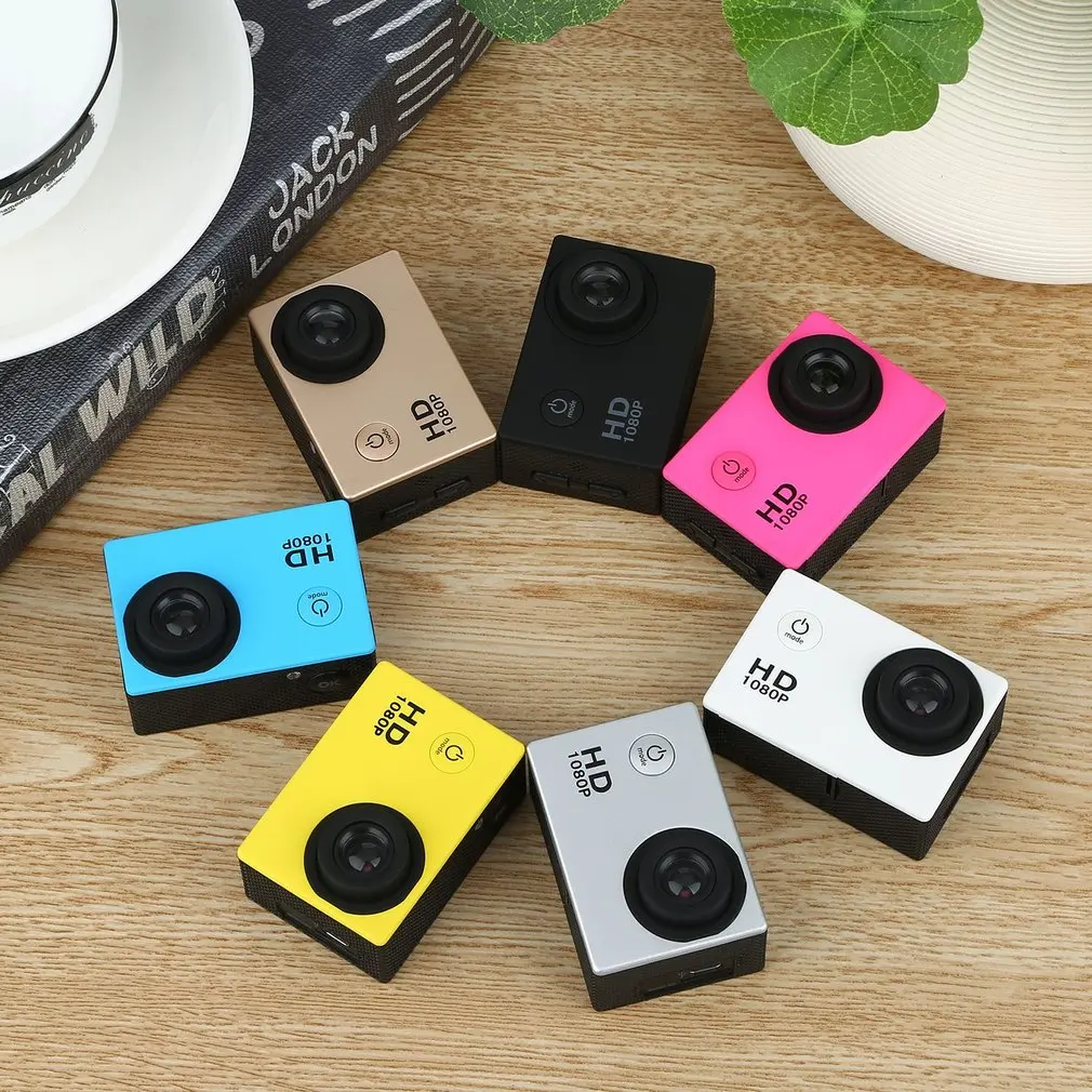 Камера спортивная камера Full HD 1080 P 30 m Водонепроницаемая 2,0 дюймов ЖК-экран Мини спортивная DV видеокамера с Cam аксессуары