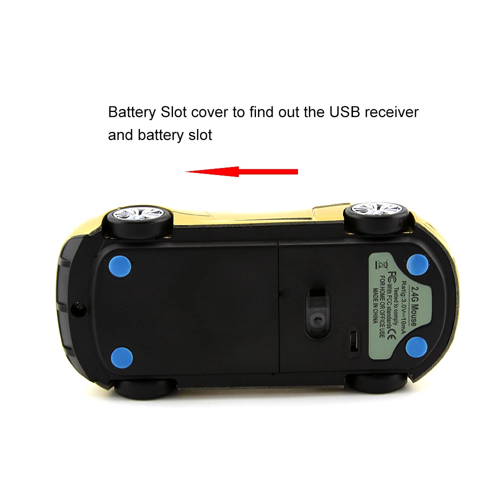 Wireless Mouse Sports Car Mouse Gaming