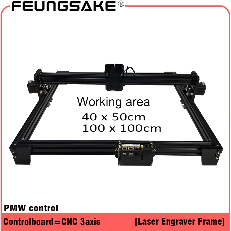 Laser Machine Frame DIY Mini Laser Engraving Machine For Connect 15w Laser 5500mw 2500mw 100 100