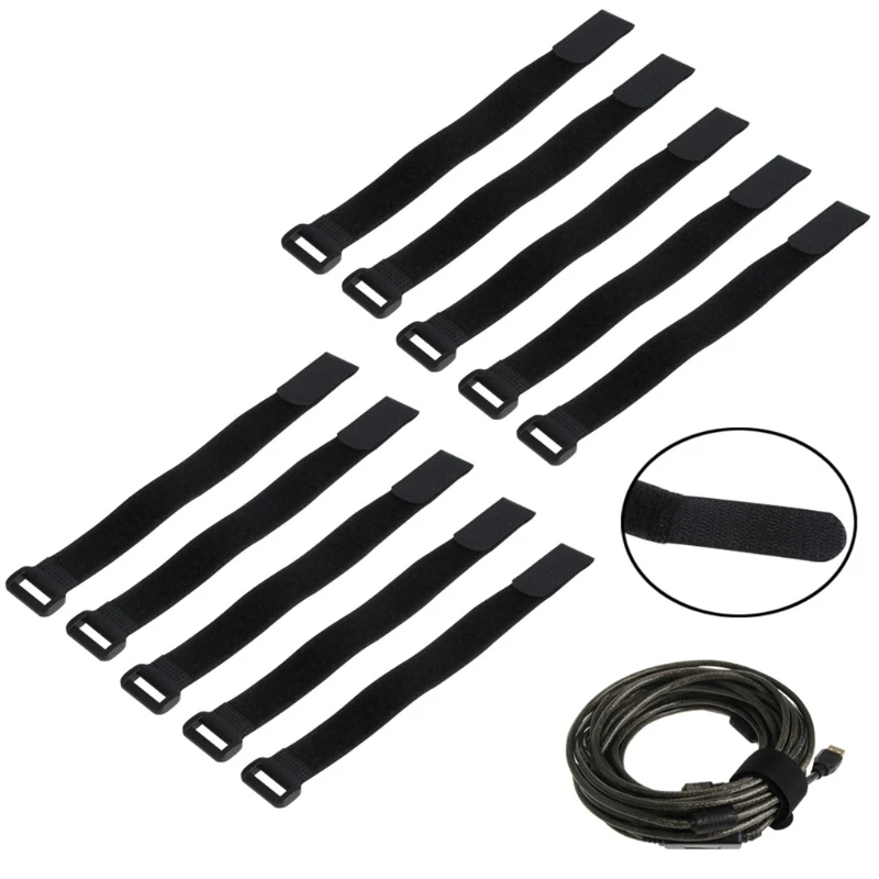 10X 30 2cm Strong RC font b Battery b font Tie Down Strap Reusable Antiskid Cable