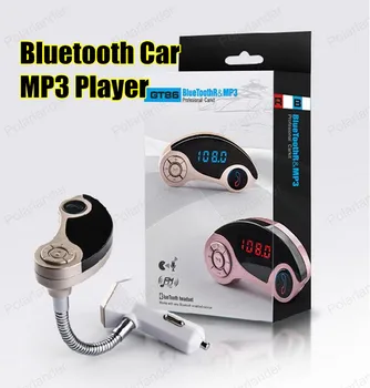 

New Smartphone BluetoothMP3 Player Handsfree Car Kit Dual USB Charger FM Transmitter Handsfree with Micro SD/TF Card Reader