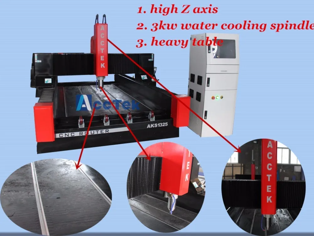 Китай ACCTEK Профессиональный AKS1325 камень ENGRAVIN и резки ЧПУ