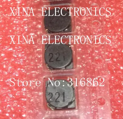 Экранированный индуктор SMD Силовые индукторы 5D28 1 2 А 220uH 221 маркировка 6X6X3MM 6*6*3 мм 10