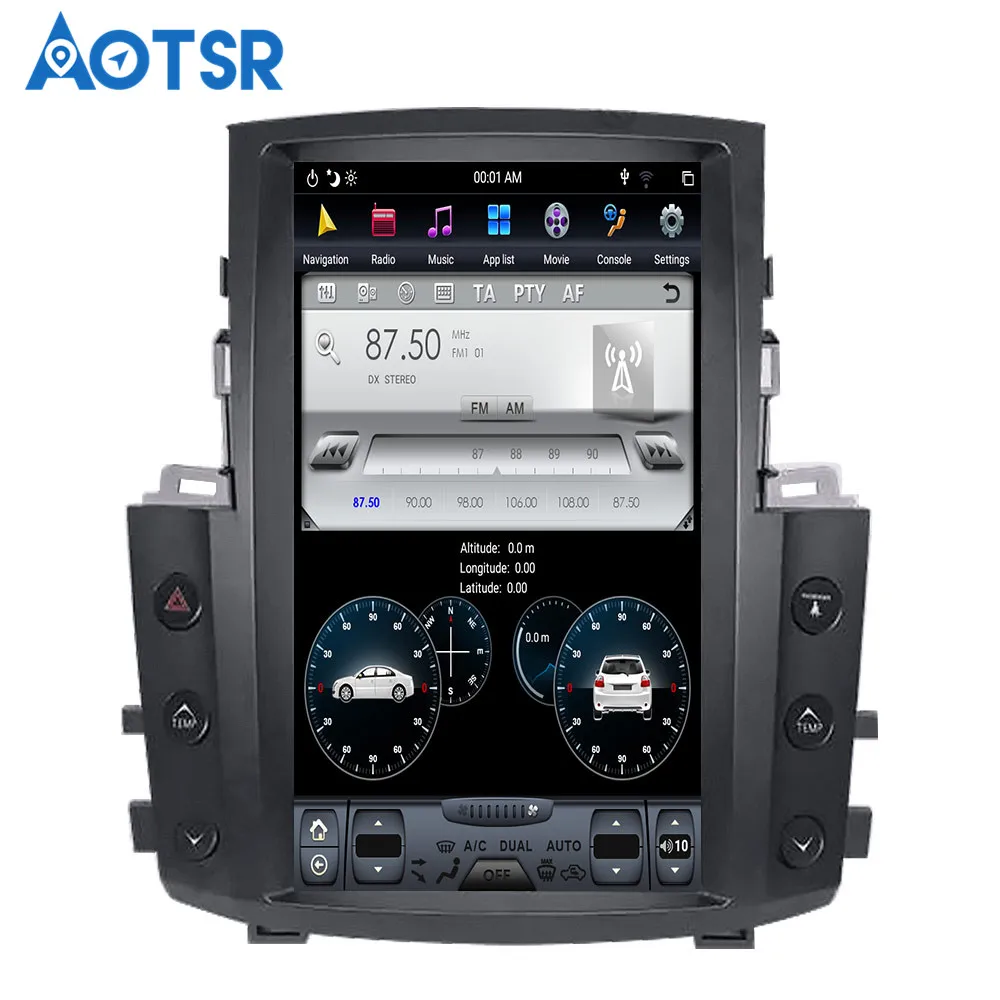 Discount Tesla style Android 8.1 4+32GB Car GPS Navigation Auto No DVD Player For Lexus LX570 radio tape recorder unit multimedia player 4 Discount Tesla style Android 8.1 4+32GB Car GPS Navigation Auto No DVD Player For Lexus LX570 radio tape recorder unit multimedia player 4