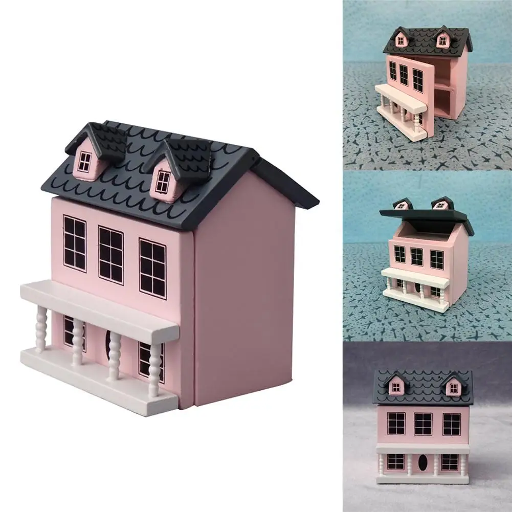 

Doll House Wooden Villa Cottage children play house toy