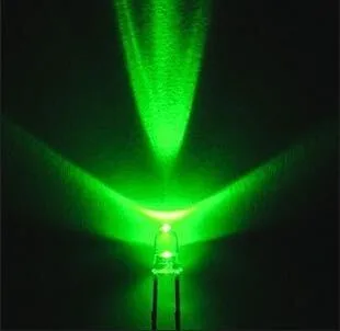

1000pcs 3mm Green LED light emitting diode / F3 LED Green Colour Chartreuse