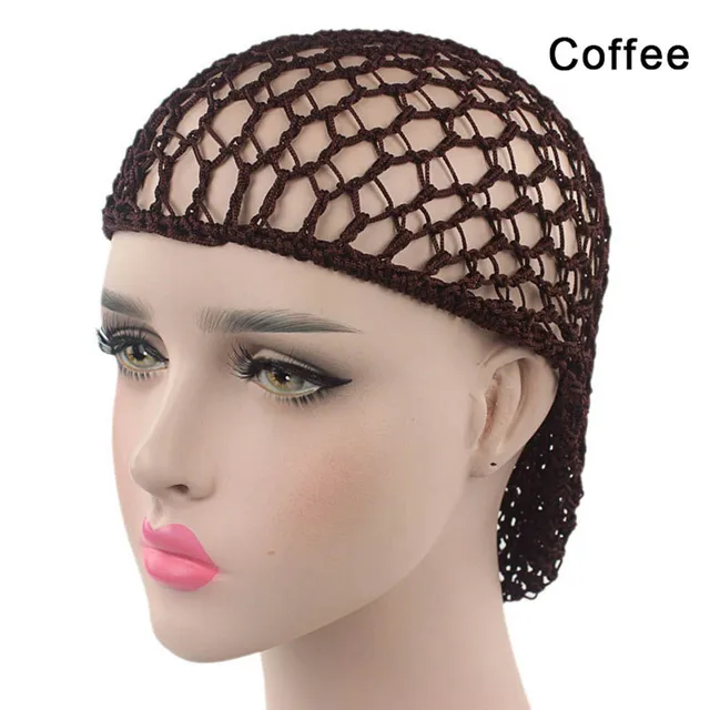 1 Pcs Women Lady Hair Net Hat Cap Crochet Design Breathable Accessory