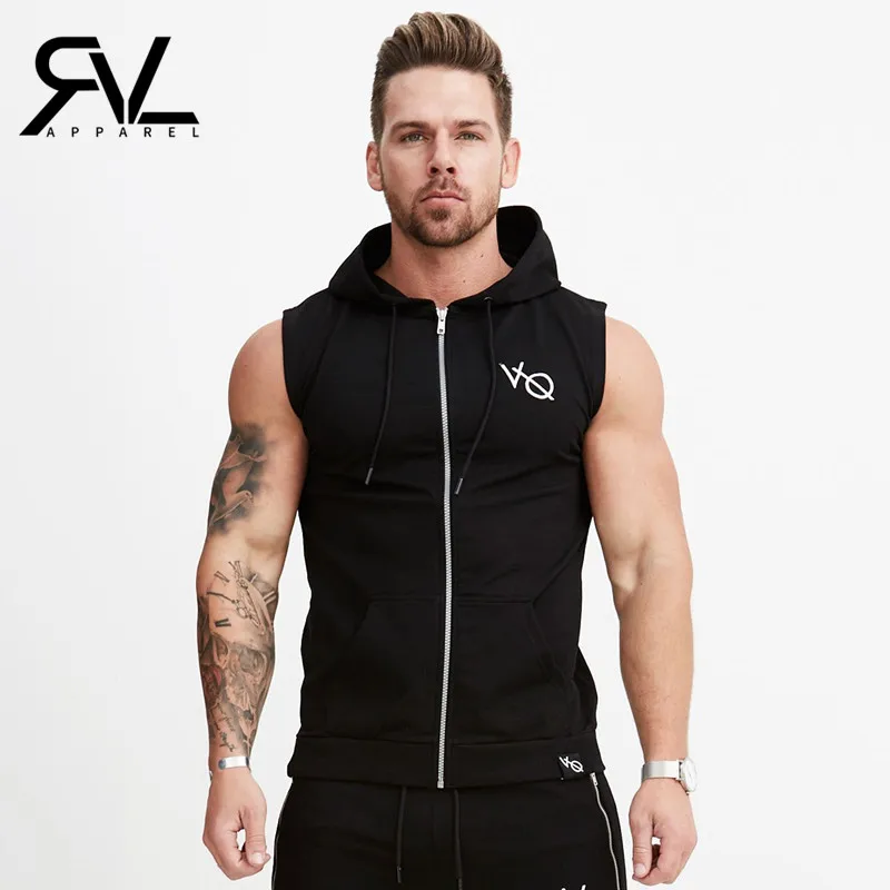 Brand Mens Tank top Sweatshirt Hoodies Clothing Hooded Vest Tank Top