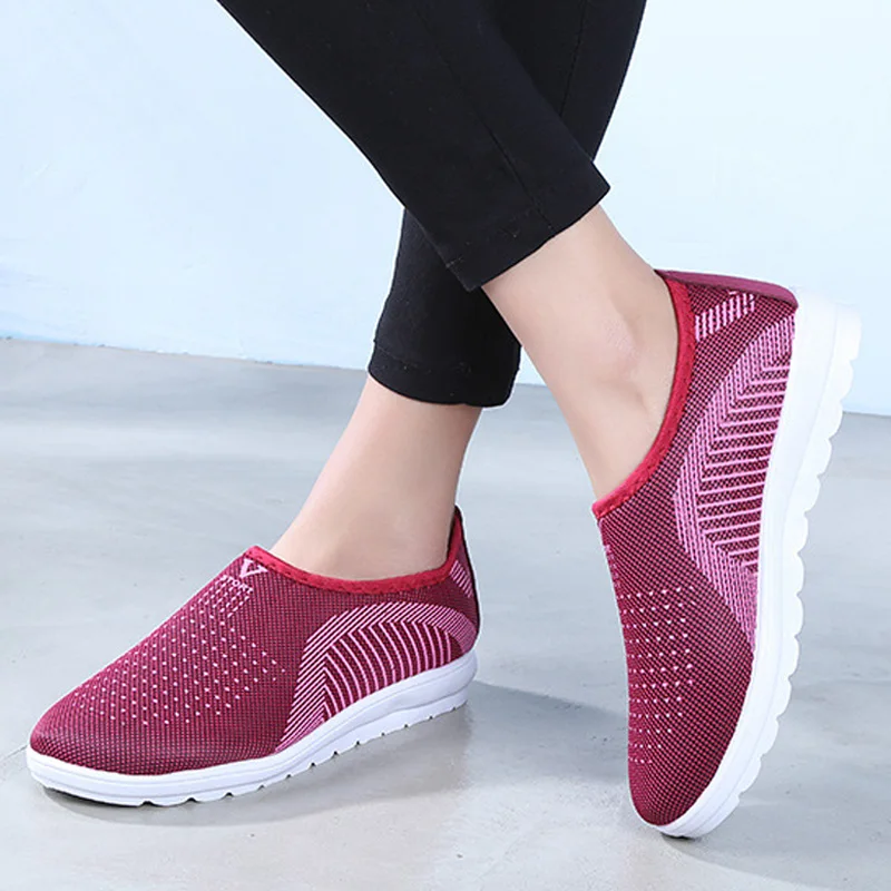 

Women Shoes 2019 Fashion Summer Fashion Sneakers Shoes Woman Mesh Breathable Tenis Feminino Light Female Comfort Ladies Shoes