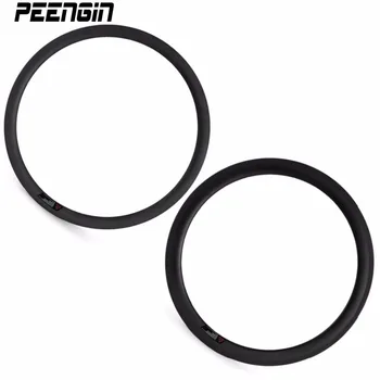 

carbon mixed wheel tubular rim 38mm front wheelset 50mm rear 700C U shape 25mm width custom holes available high-TG brake suface