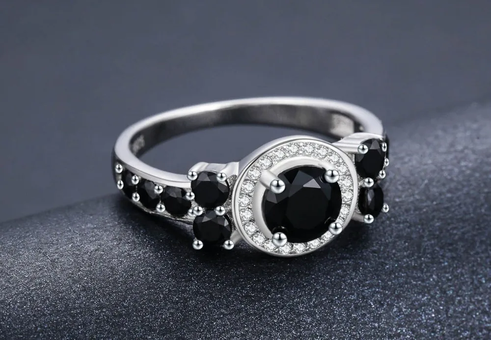 [BLACK AWN] Винтажные Ювелирные изделия из 925 пробы серебра 3,4 г, обручальные кольца для женщин и девушек, вечерние кольца, подарок C470