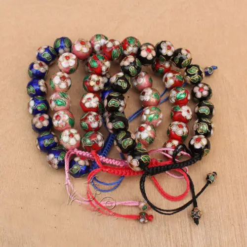 

FREE SHIPPING>>>@@ wholesale TOP FASHION 12 PCS CHINESE HANDMADE Cloisonne Enamel Cuff Bracelets