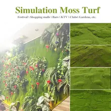 1 м х 1 м Искусственный мох дерн мини-Сказочный Сад моделирование декоративное растение газон Свадьба фестиваль Крытый/Открытый украшения окна