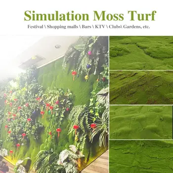 

1Mx1M Artificial Moss Turf Mini Fairy Garden Simulation Plant Decorative Lawn Wedding Festival Indoor/Outdoor Window Decoration