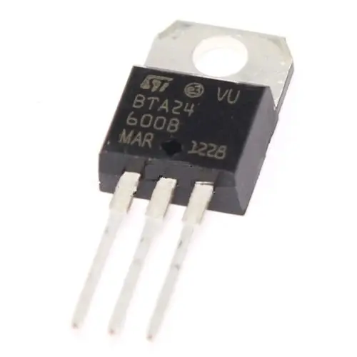 5 шт BTA24-600B BTA24 TRIAC 600V 25A TO-220AB NEW | Электроника