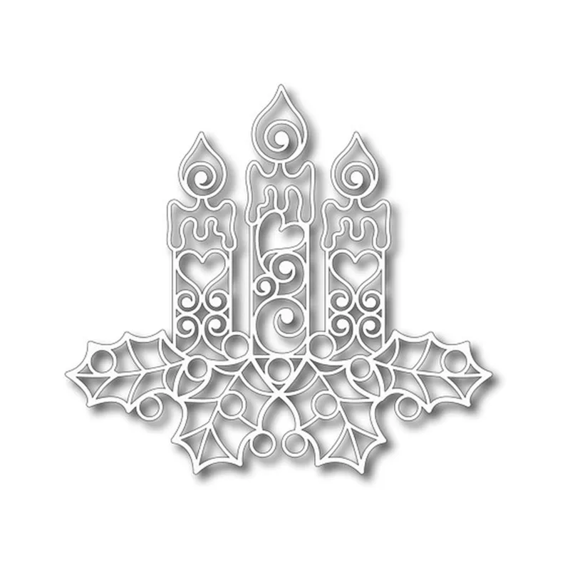 

Naifumodo 83*95mm Metal Cutting Dies for Scrapbooking Embossing DIY Album Craft Card Decor Die Christmas die