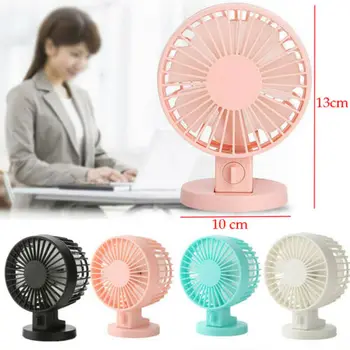 

Mini USB Desktop Fan Small Table Office Home Rechargeable Fan Personal Portable Laptop PC Ultra Quiet bedroom Cooling Fan