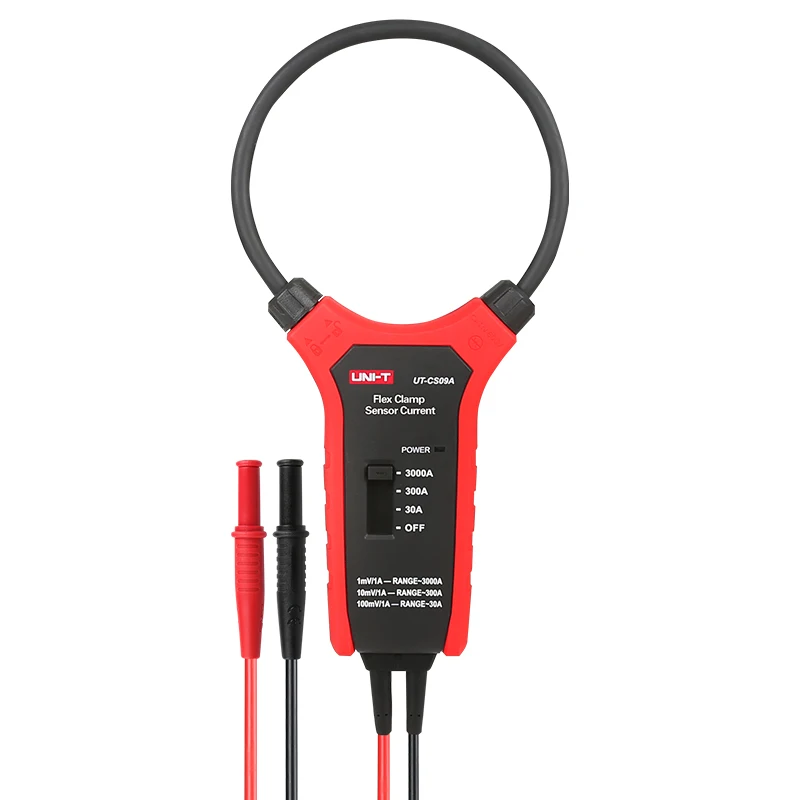 

UNI-T UT-CS09A AC 3000A Flexible Clamp Meter Multimeter Flex Clamp Sensor,with Oscilloscope Probe Use with oscilloscope