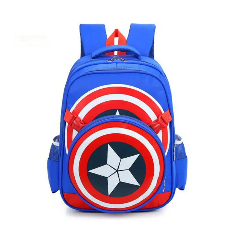 

New School Backpacks Avengers Captain America Cartoon Style Schoolbags For Kids Children Shoulder School Bags Mochila Infantil