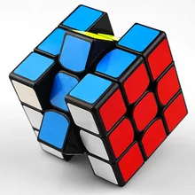 Красочный 3x3x3 трехслойный магический куб профессиональный конкурс скорость Cubo не наклейки головоломка волшебный куб крутая игрушка мальчик