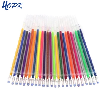 

12 Colors/Set Ballpint Gel Pen Highlight Refill Rod Color Ink Full Shinning Refill Painting Pen School Student Drawing Color Pen