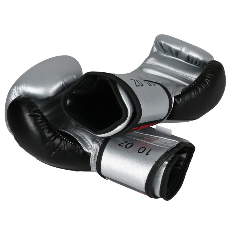 6 унций 8 10 12 оптовая продажа Муай Тай боксерские красные перчатки TKD MMA мужские