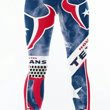 Унисекс, Футбольная команда Texans 99, с принтом, обтягивающие штаны для тренировок, тренажерного зала, тренировок для йоги бега занятий спортом, фитнеса, упражнений, леггинсы, Прямая поставка