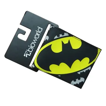

Comics DC Marvel Bioworld Batman Wallets Cartoon Anime Bat Men Purse Super Hero Dollar Holder Bags PVC PU Leather Short Wallet