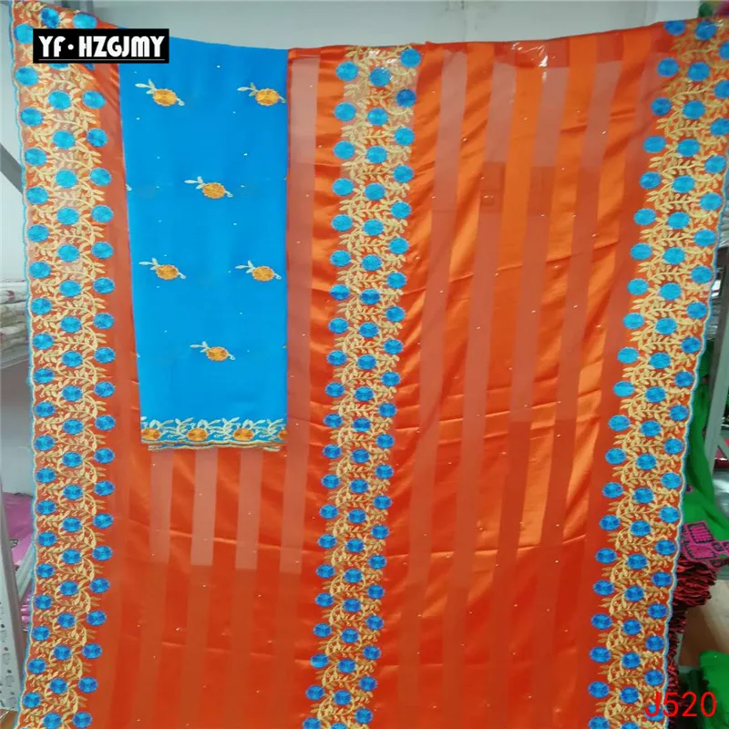YF HZGJMY Bazin Riche Getzner 2019 розовое нигерийское вышитое свадебное платье из хлопка