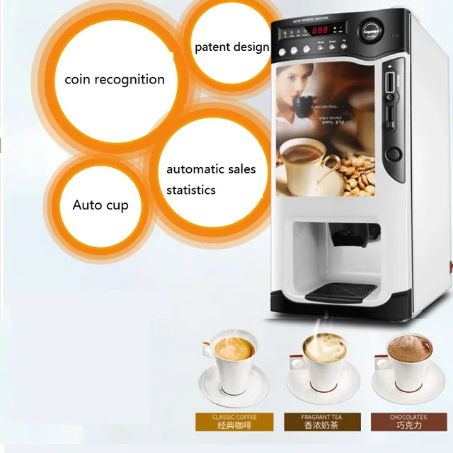 Coin operate 820 W commercial coffee vending machine price coffee