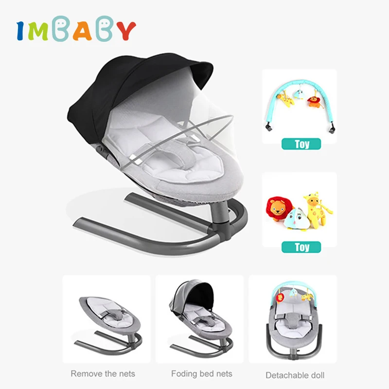 Детское кресло качалка IMBABY детское для новорожденных качалка|Колыбель| |
