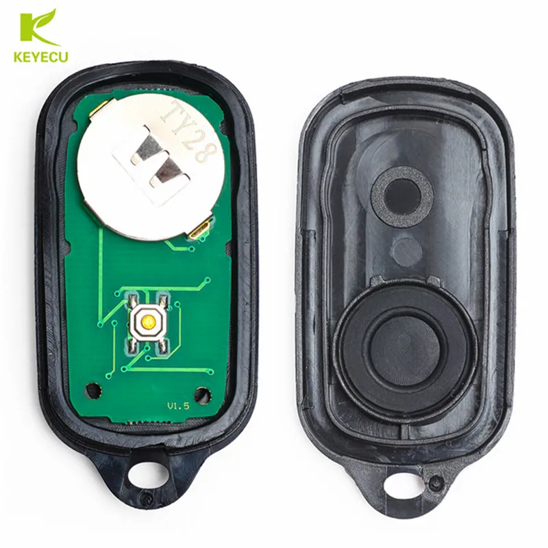 Car remote key Keyless Entry 4 Button Remote Car Key Fobs 1pc for Toyota 4Runner 1999-2009, Sequoia 2000-2007