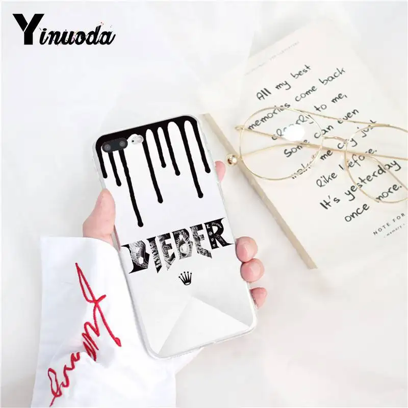 Yinuoda Justin Bieber Purpose Super Star Cover Soft Shell Phone Case for iPhone 6S 6plus 7 7plus 8 8Plus X Xs MAX 5 5S XR 10