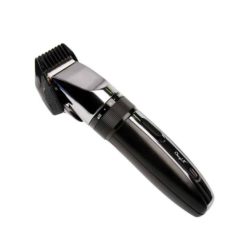 Kaufen Haar Trimmer Clipper Elektrische Rasierer Bart Trimmer Professionelle Wiederaufladbare Haarschnitt Titan Keramik Klinge Clipper Männer