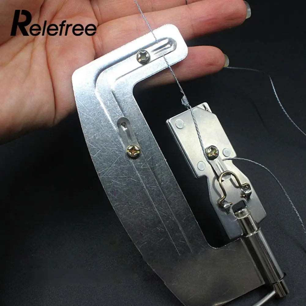 

Silver Manually Tool Hooking Device Fishing Tool Practical Semi Automatic Machine Tying Hooks Fast Hook Durable