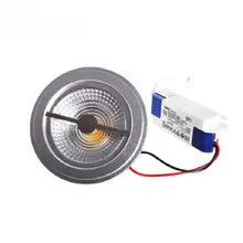 Высокое качество сверхъяркий Регулируемый AR111 15 W COB светодиодный светильник AR111 QR111 G53 светодиодный лампочка светодиодная колба светильник лампа AC110V/220 V/DC12V