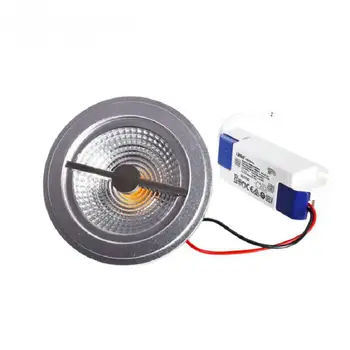 

High Quality Super Bright Dimmable AR111 15W COB LED Downlight AR111 QR111 G53 LED Bulb light LED lamp AC110V/220V/DC12V