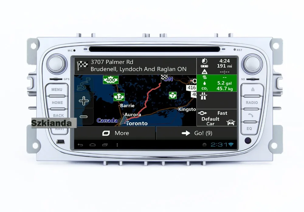 Sale 7inch Android 8.0 2Din Car DVD Player For FORD Focus DVD MaAX Mondeo Radio 2Din With 4G Wifi GPS Navi Radio free Map+DVR 3