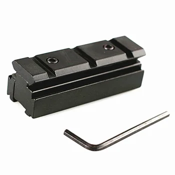 

Spina Tactical 11mm to 20mm Weaver Rail Scope Mount Rifle Base Adapter Converter Adapter Hunting Caze Accessories Black