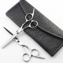 902# один комплект 2 шт. добавить мешок парикмахерские Ножницы 6 ''17.5 см Нержавеющая сталь Парикмахерская Резка Ножницы филировочные ножницы ножницы для волос