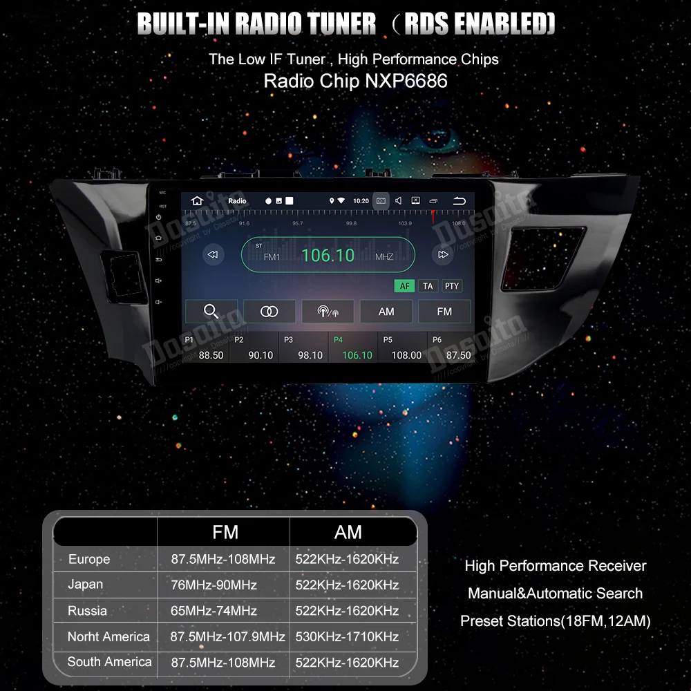 Excellent Car Radio GPS Android 9.0 1 Din For Toyota Corolla 2014 2015 2016 Radio 4-core Multimedia Support DAB DVR carplay camera TPMS 14 Excellent Car Radio GPS Android 9.0 1 Din For Toyota Corolla 2014 2015 2016 Radio 4-core Multimedia Support DAB DVR carplay camera TPMS 14