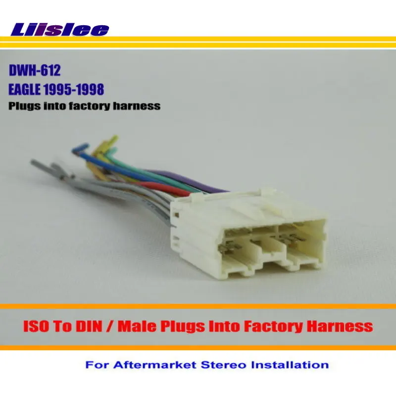 

Car Wiring Harness For MITSUBISHI Mirage Montero Outlander / Car Stereo Adapter Connector / Plugs into Factory Harness