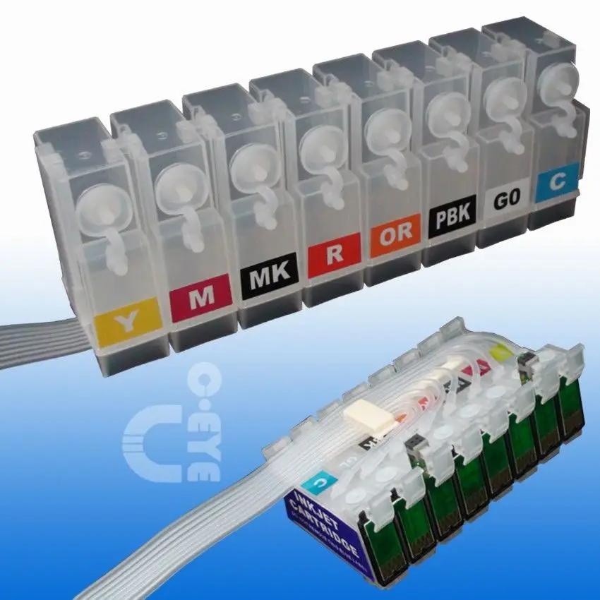 CEYE sistema de tinta continua con botón de reajuste, para EPSON R2000 foto  R2000 CISS CIS|continuous ink system|continuous inkink system - AliExpress