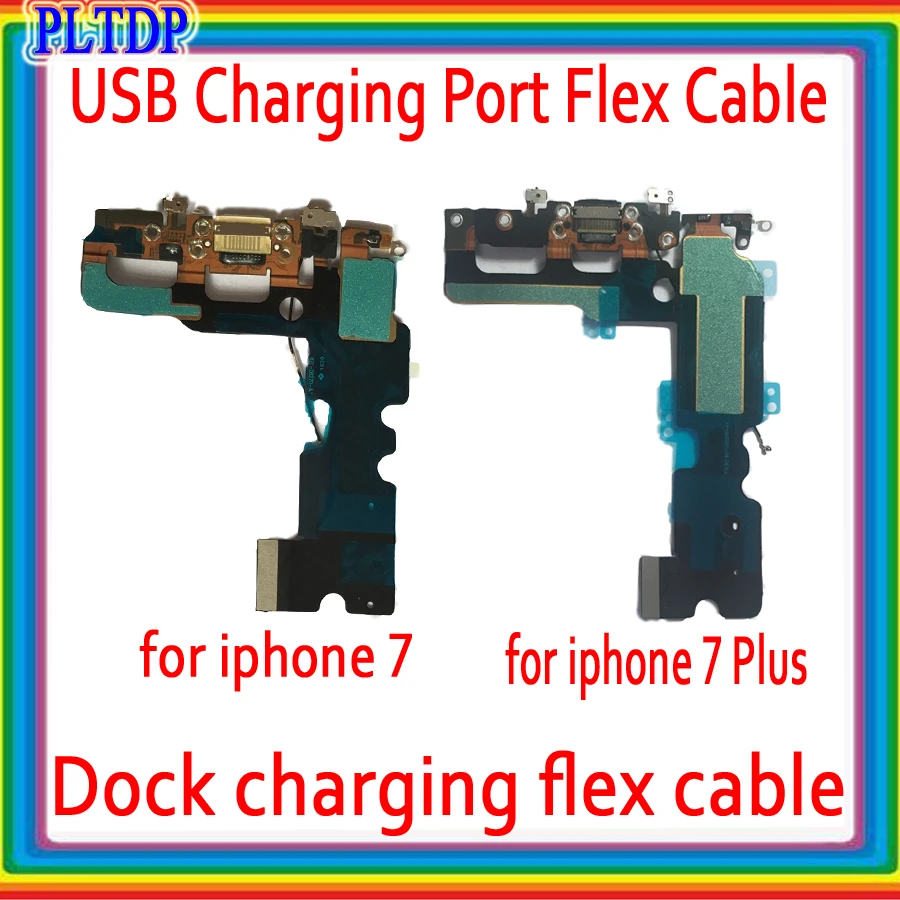 For iPhone 7 7 P plus Charger Charging port Dock USB Connector Data Flex Cable Headphone Jack Flex Ribbon
