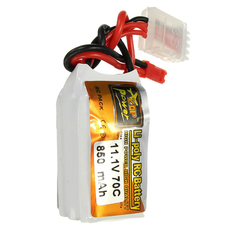 Высокое качество ZOP power 11 1 V 850 mah 70C 3 S Lipo батарея с JST Plug перезаряжаемые Li po батареи