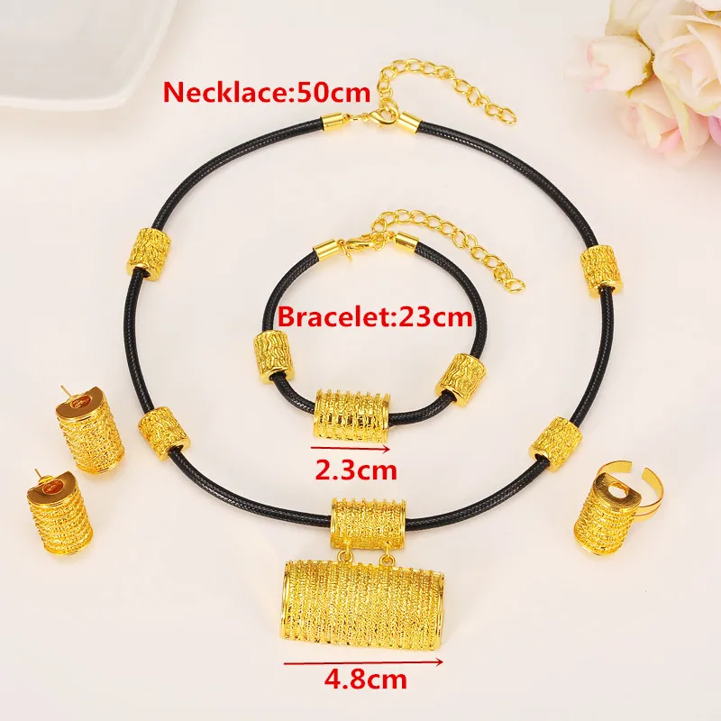 Gold-Color-New-Ethiopian-Jewelry-sets-soft-rope-for-Women-Africa-Fashion-bridal-Wedding-jewelry-sets (1)